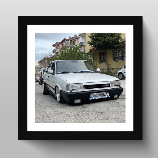 Kişiye Özel 3'lü Araba Tablo