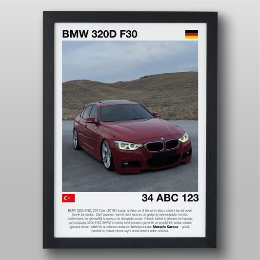 Kişiye Özel Araba Poster & Tablo